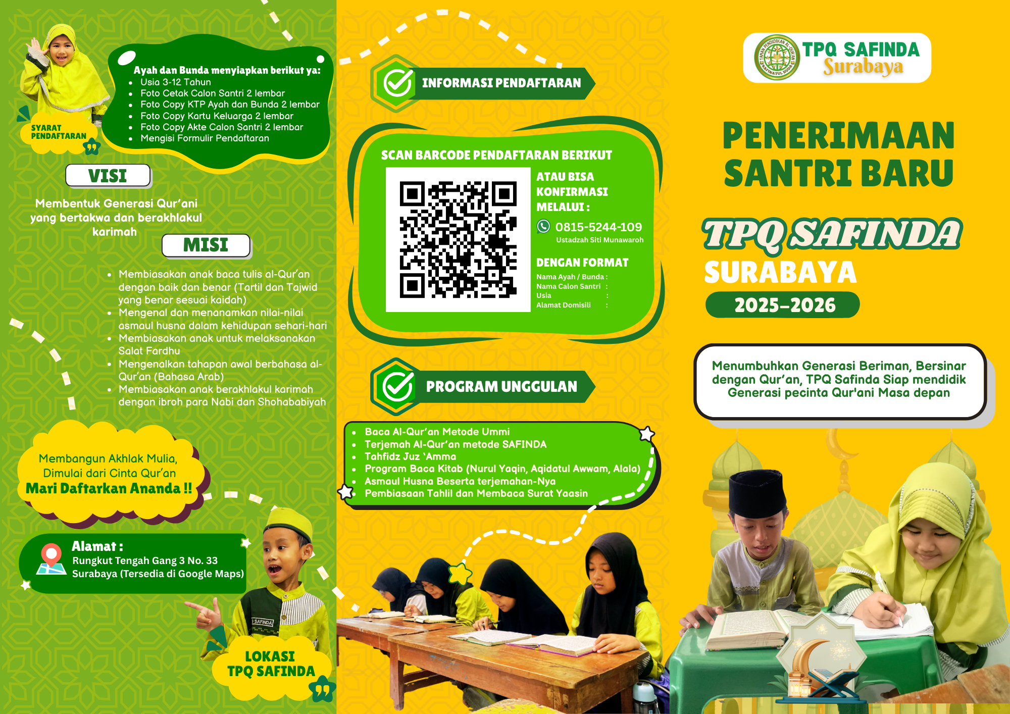 BROSUR TPQ SAFINDA 2025
