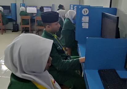 Pelaksanaan TKA MTs. Safinda Surabaya 2026